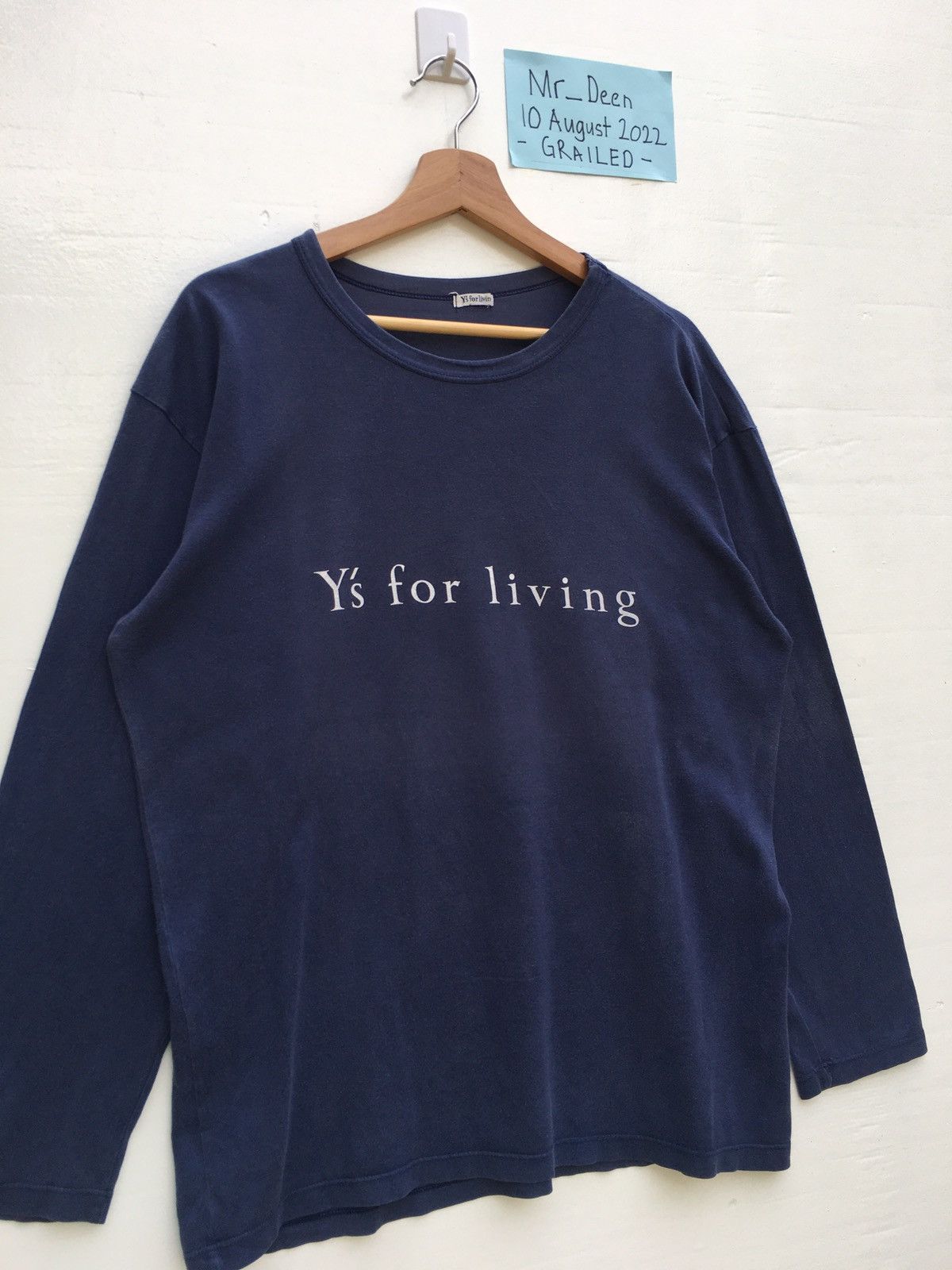 Yohji Yamamoto Rare Vintage Y’s For Living Yohji Yamamoto Longsleeve Shirt Size US L / EU 52-54 / 3 - 6 Thumbnail