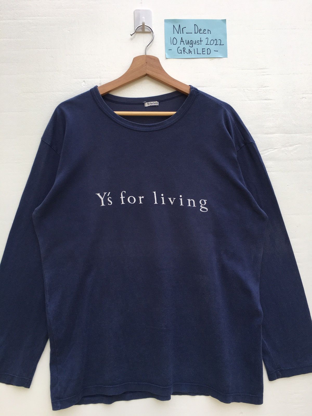 Yohji Yamamoto Rare Vintage Y’s For Living Yohji Yamamoto Longsleeve Shirt Size US L / EU 52-54 / 3 - 5 Thumbnail