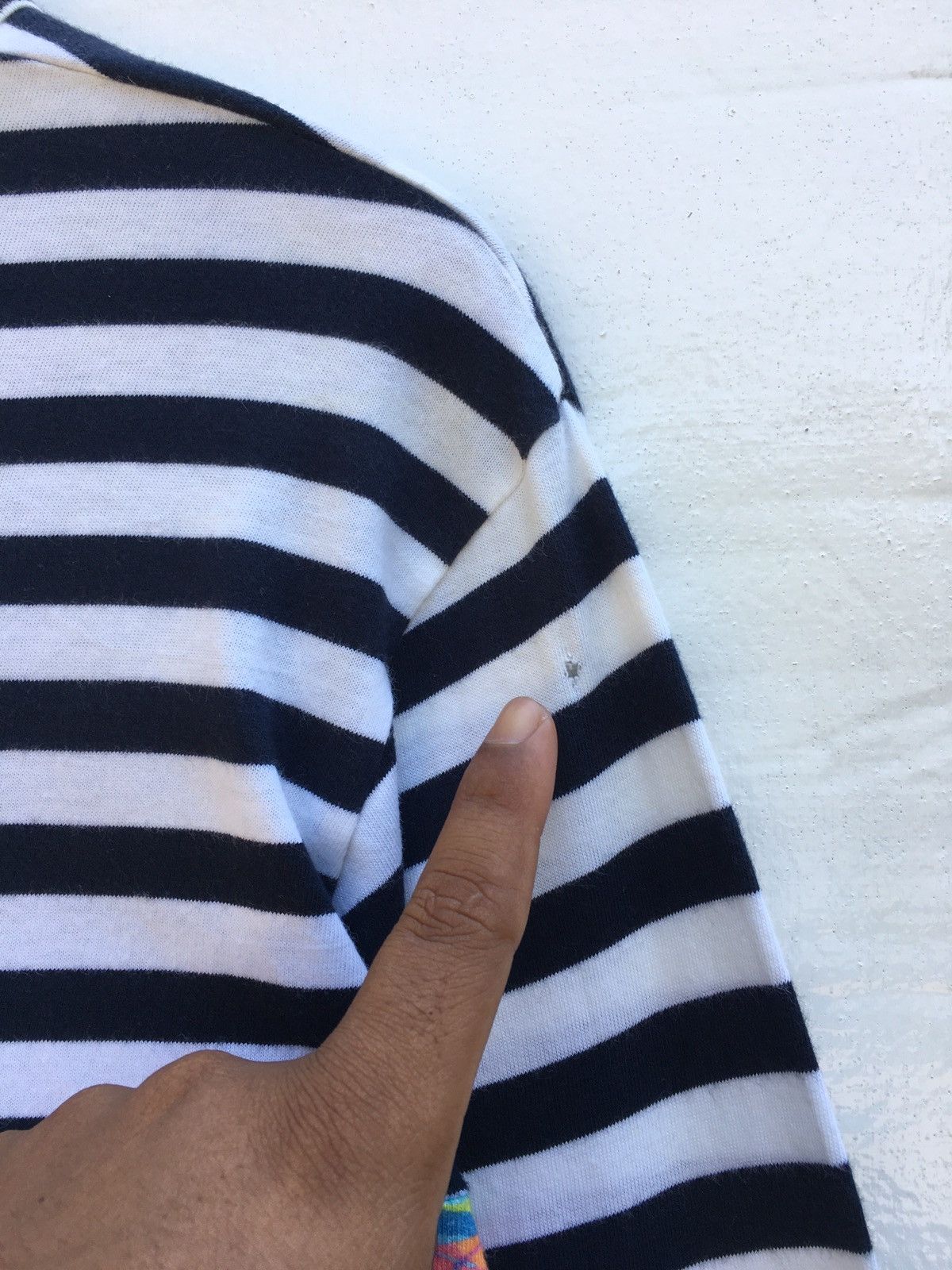 Comme des Garcons Vintage CDG Comme Des Garcons Stripes Longsleeve Shirt Size US M / EU 48-50 / 2 - 18 Thumbnail