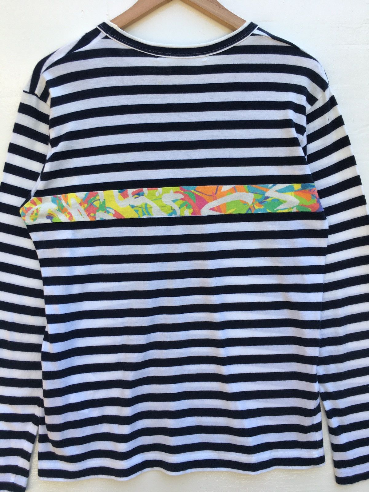 Comme des Garcons Vintage CDG Comme Des Garcons Stripes Longsleeve Shirt Size US M / EU 48-50 / 2 - 16 Thumbnail