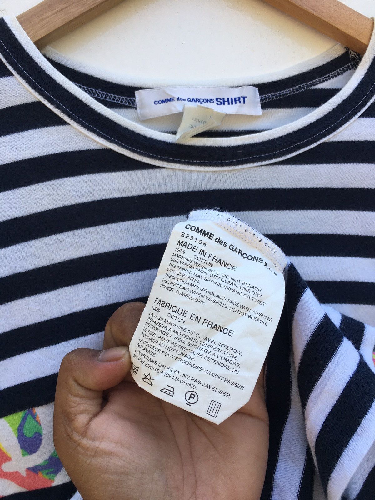 Comme des Garcons Vintage CDG Comme Des Garcons Stripes Longsleeve Shirt Size US M / EU 48-50 / 2 - 10 Thumbnail