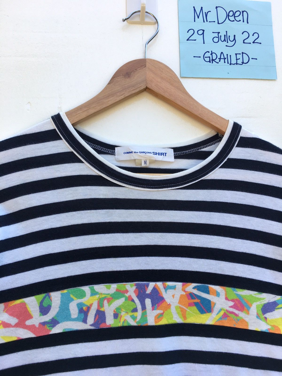 Comme des Garcons Vintage CDG Comme Des Garcons Stripes Longsleeve Shirt Size US M / EU 48-50 / 2 - 6 Thumbnail