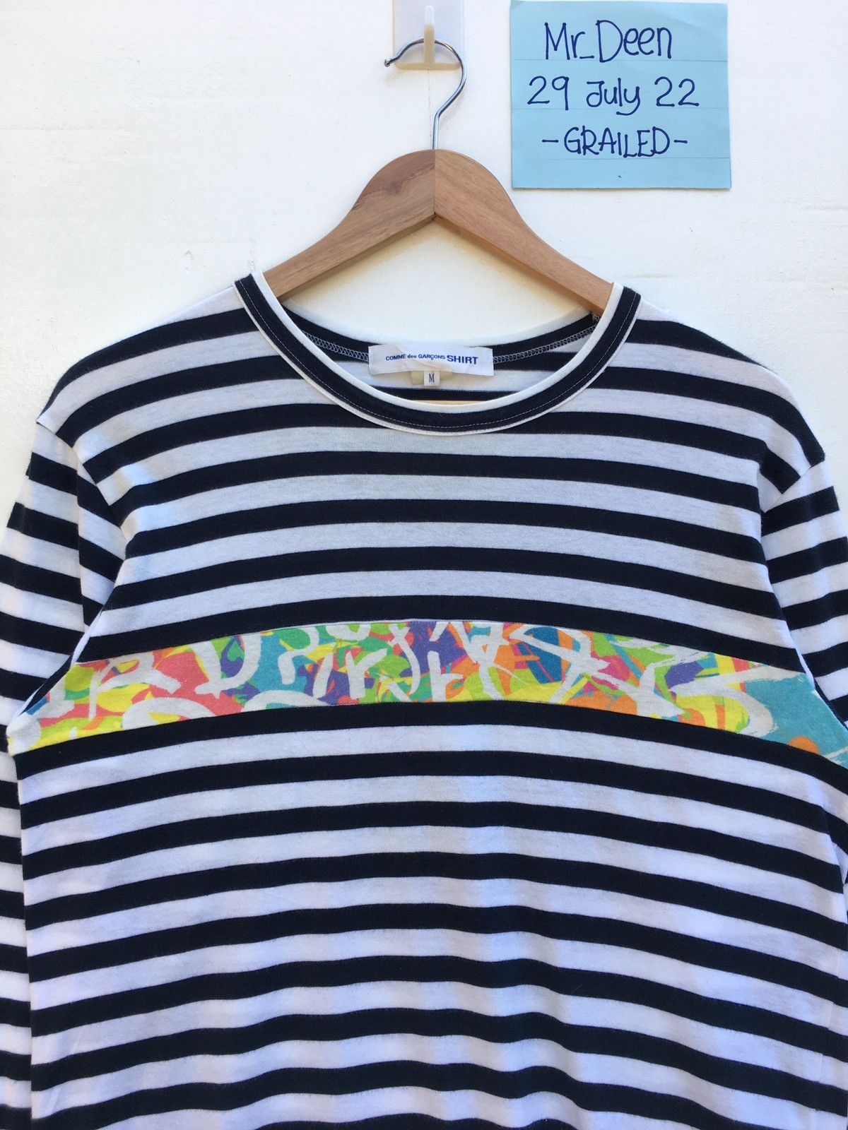 Comme des Garcons Vintage CDG Comme Des Garcons Stripes Longsleeve Shirt Size US M / EU 48-50 / 2 - 5 Thumbnail