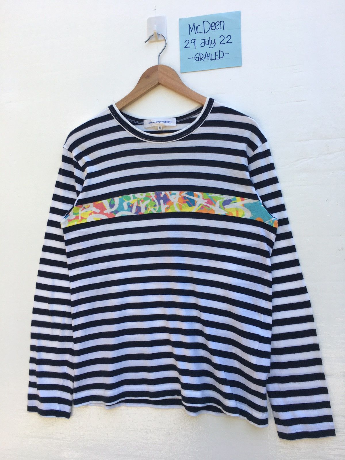 Comme des Garcons Vintage CDG Comme Des Garcons Stripes Longsleeve Shirt Size US M / EU 48-50 / 2 - 3 Thumbnail
