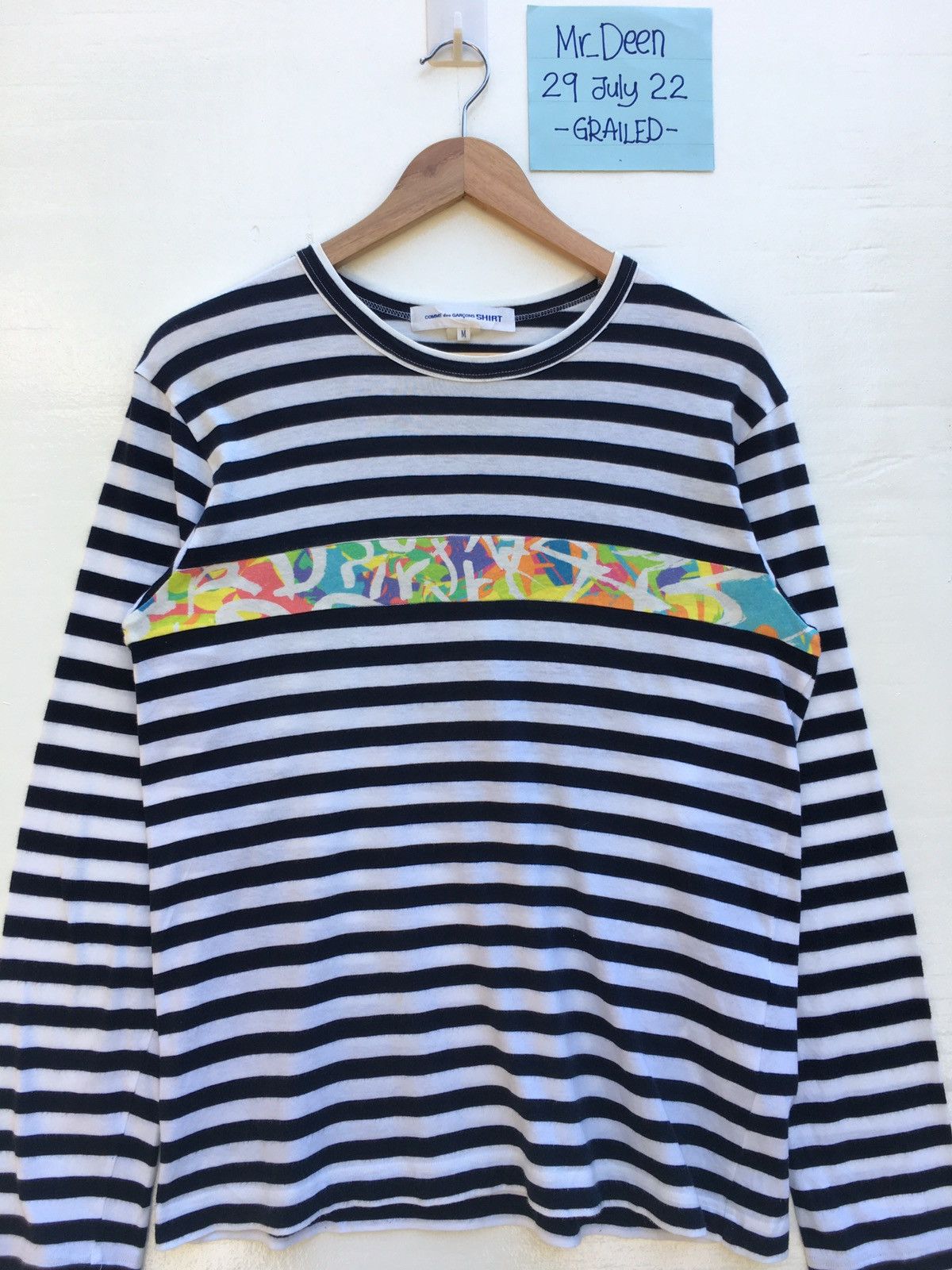 Comme des Garcons Vintage CDG Comme Des Garcons Stripes Longsleeve Shirt Size US M / EU 48-50 / 2 - 4 Thumbnail