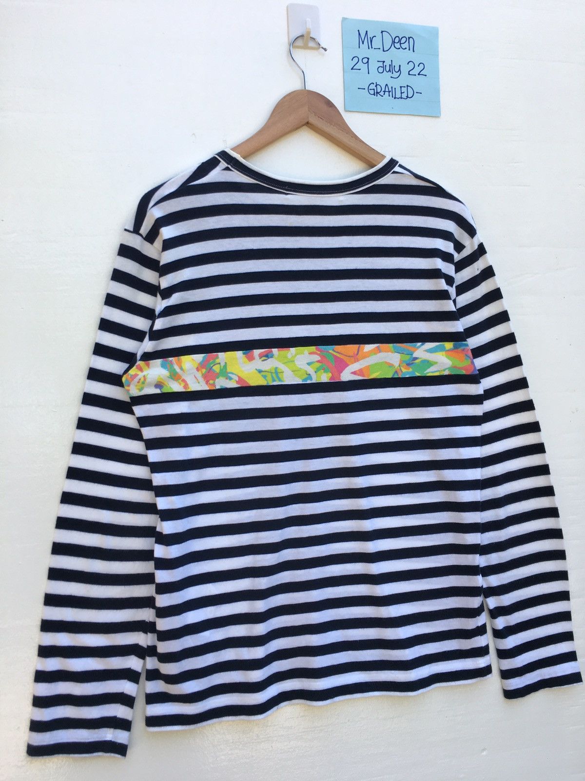 Comme des Garcons Vintage CDG Comme Des Garcons Stripes Longsleeve Shirt Size US M / EU 48-50 / 2 - 14 Thumbnail