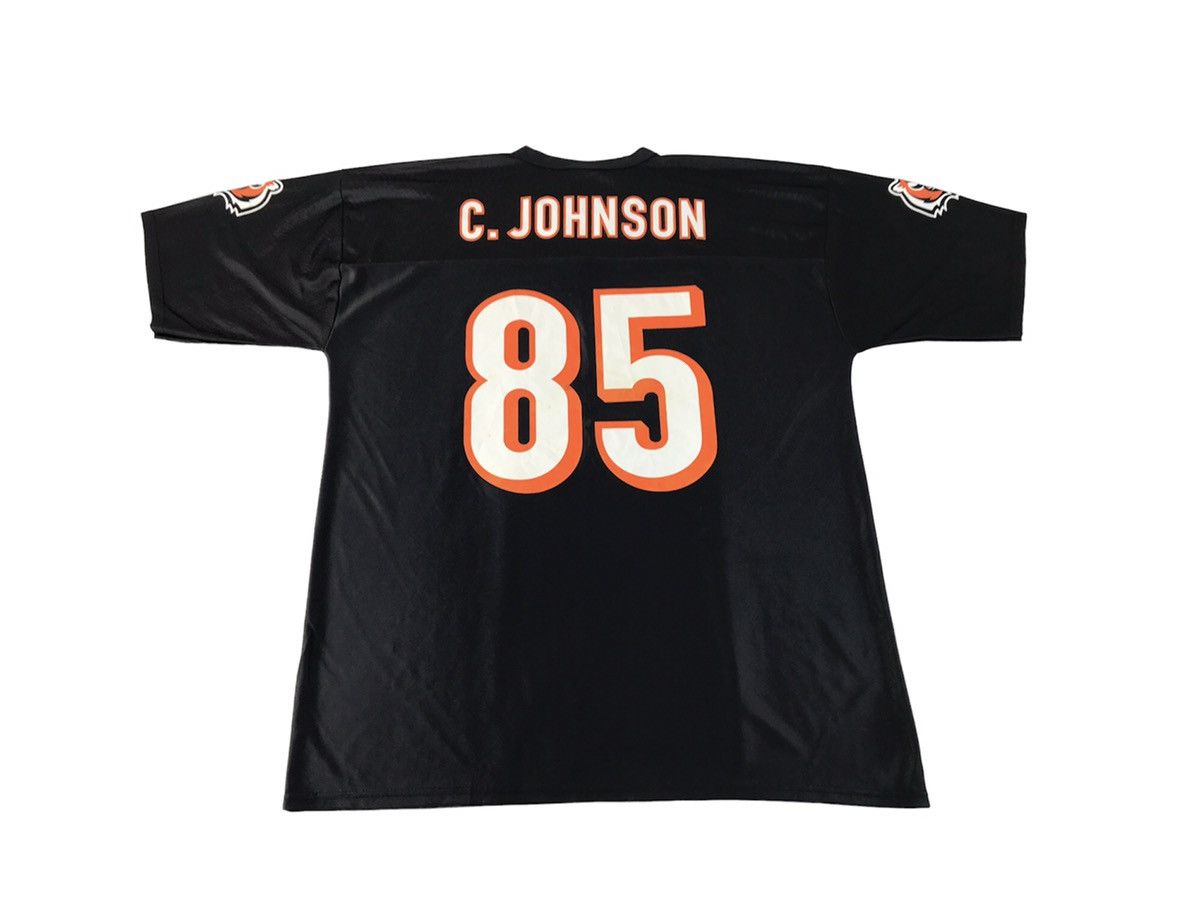 NFL NFL Players Cincinmati Bengals Chad Johnson 85 V Neck Tee Size US XL / EU 56 / 4 - 2 Thumbnail