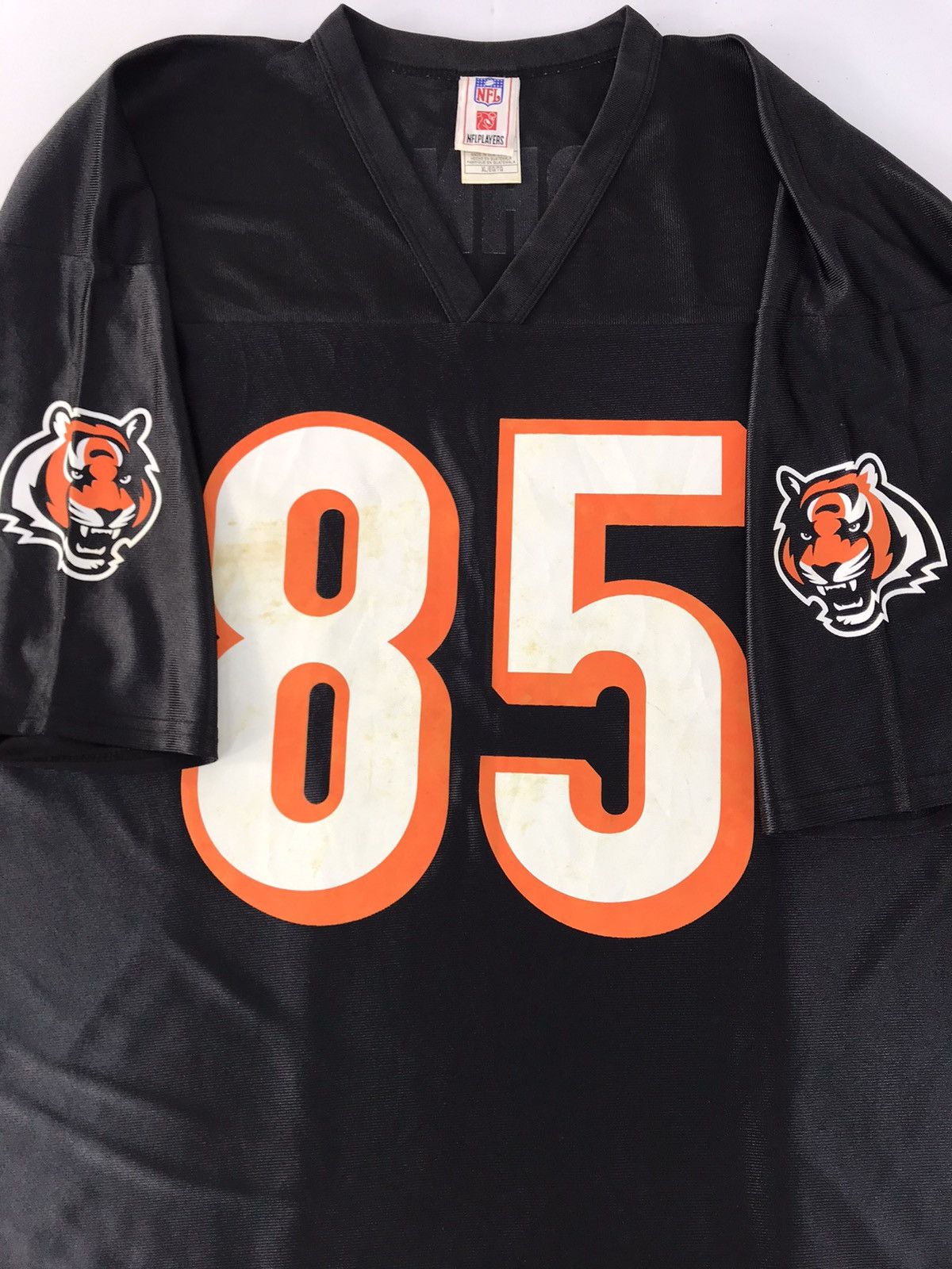 NFL NFL Players Cincinmati Bengals Chad Johnson 85 V Neck Tee Size US XL / EU 56 / 4 - 4 Thumbnail