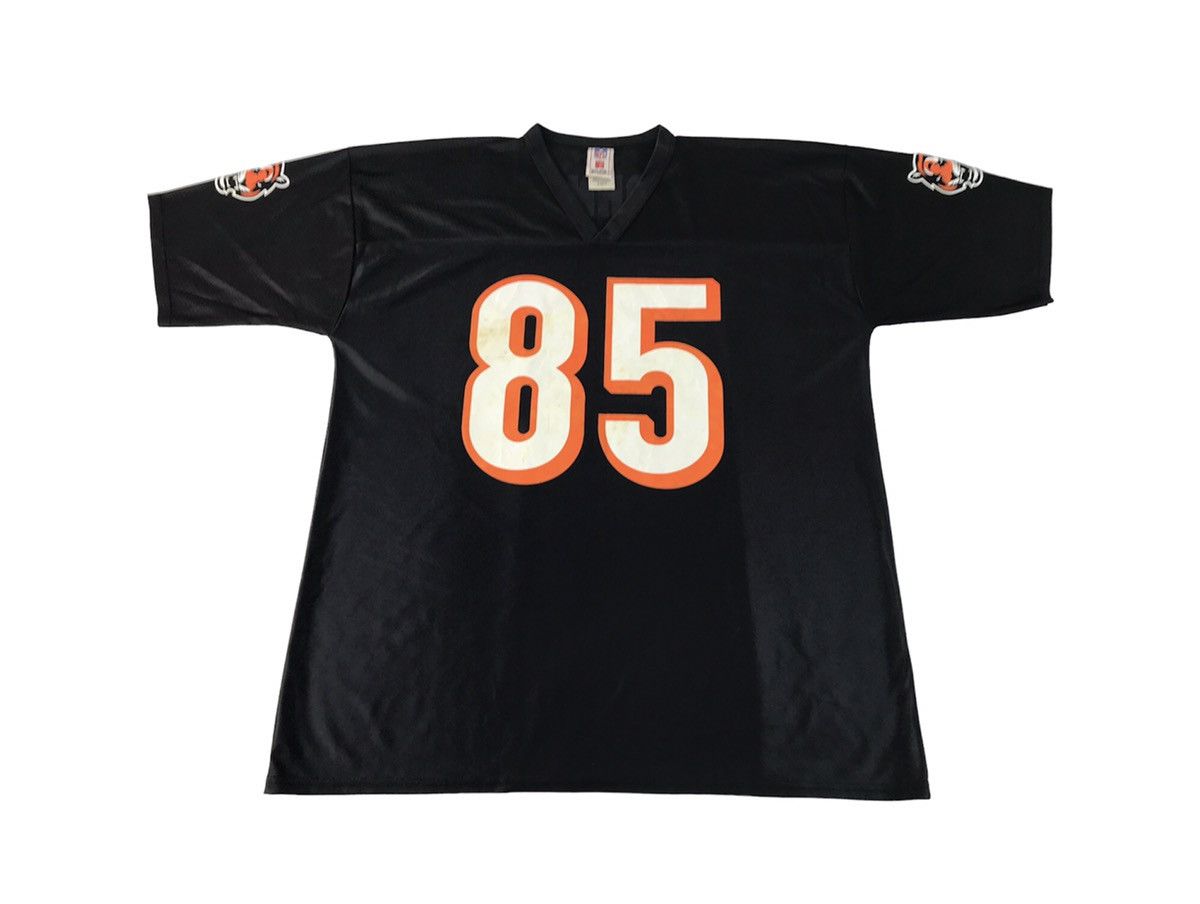 NFL NFL Players Cincinmati Bengals Chad Johnson 85 V Neck Tee Size US XL / EU 56 / 4 - 1 Thumbnail