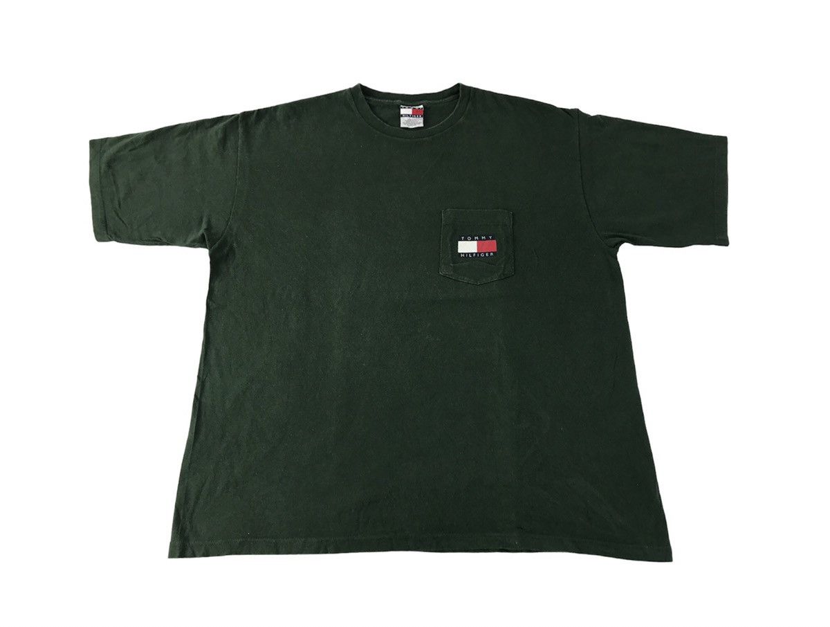 Other Tommy Hilfiger Single Pocket Big Logo Tee T-shirt Printed Size US XXL / EU 58 / 5 - 1 Thumbnail
