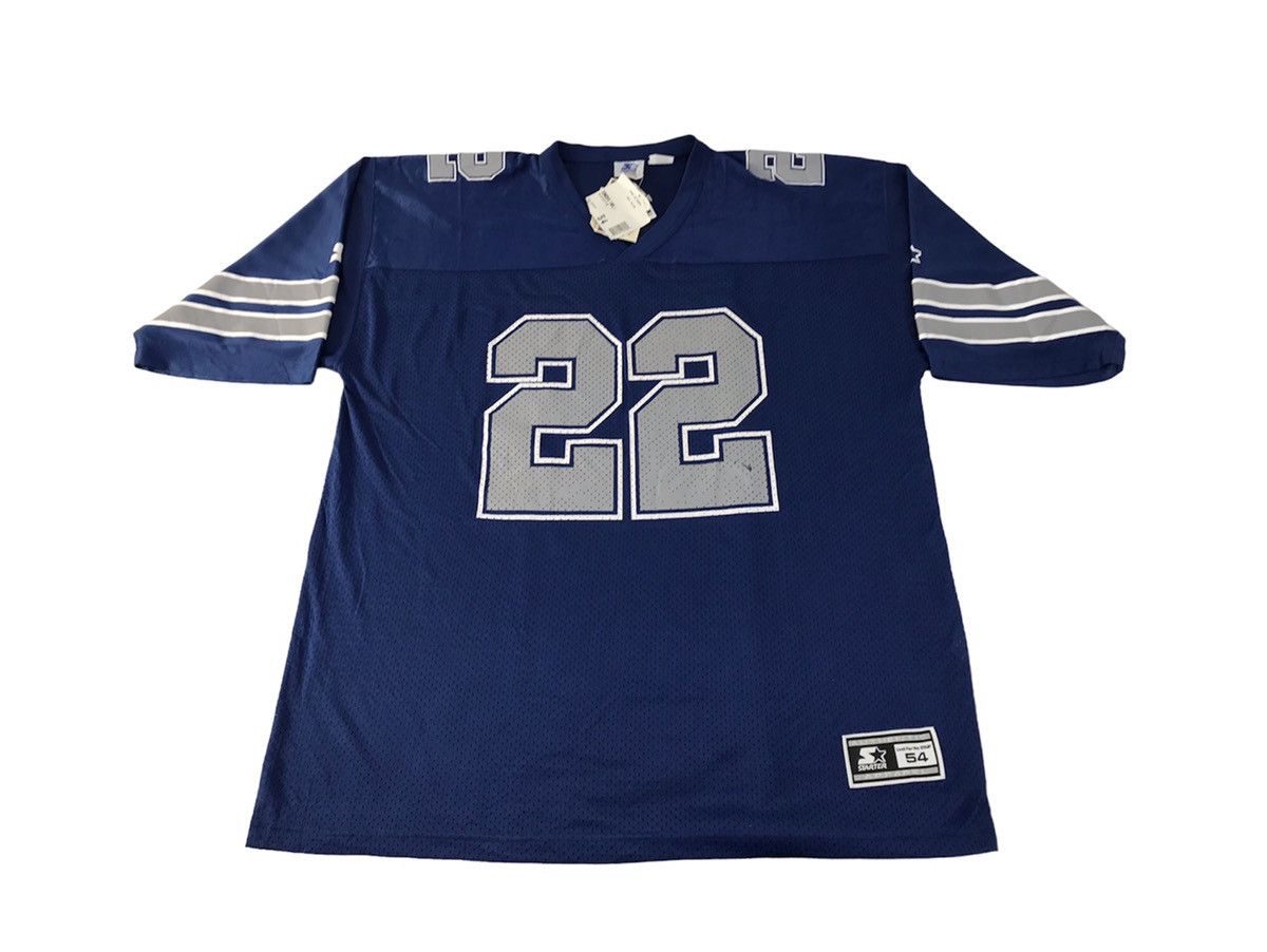 NFL Starters NFL Players Emmith Smith 22 Dallas Cowboys V Neck Size US XXL / EU 58 / 5 - 2 Thumbnail