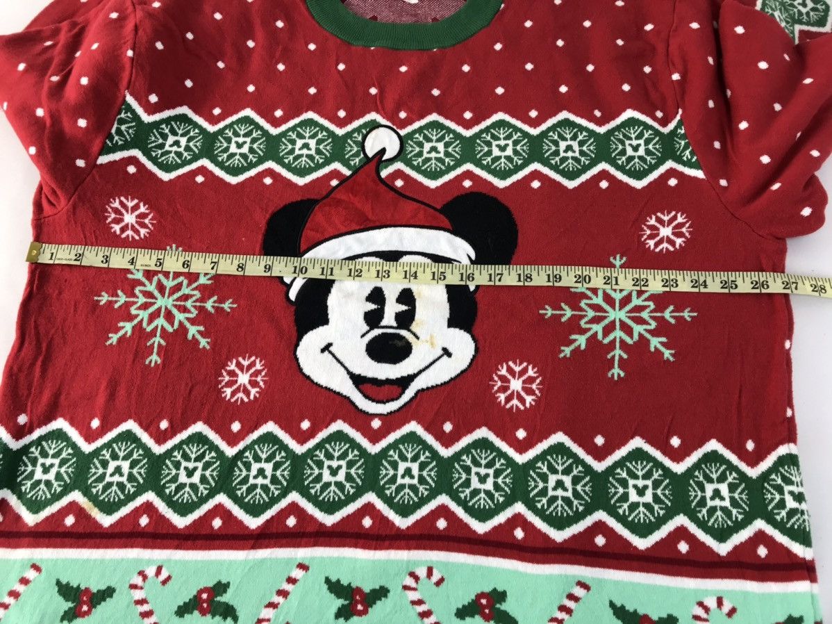 Disney Mickey Mouse Navajo Snow Flakes Winter Character Fleece Size XL / US 12-14 / IT 48-50 - 10 Thumbnail