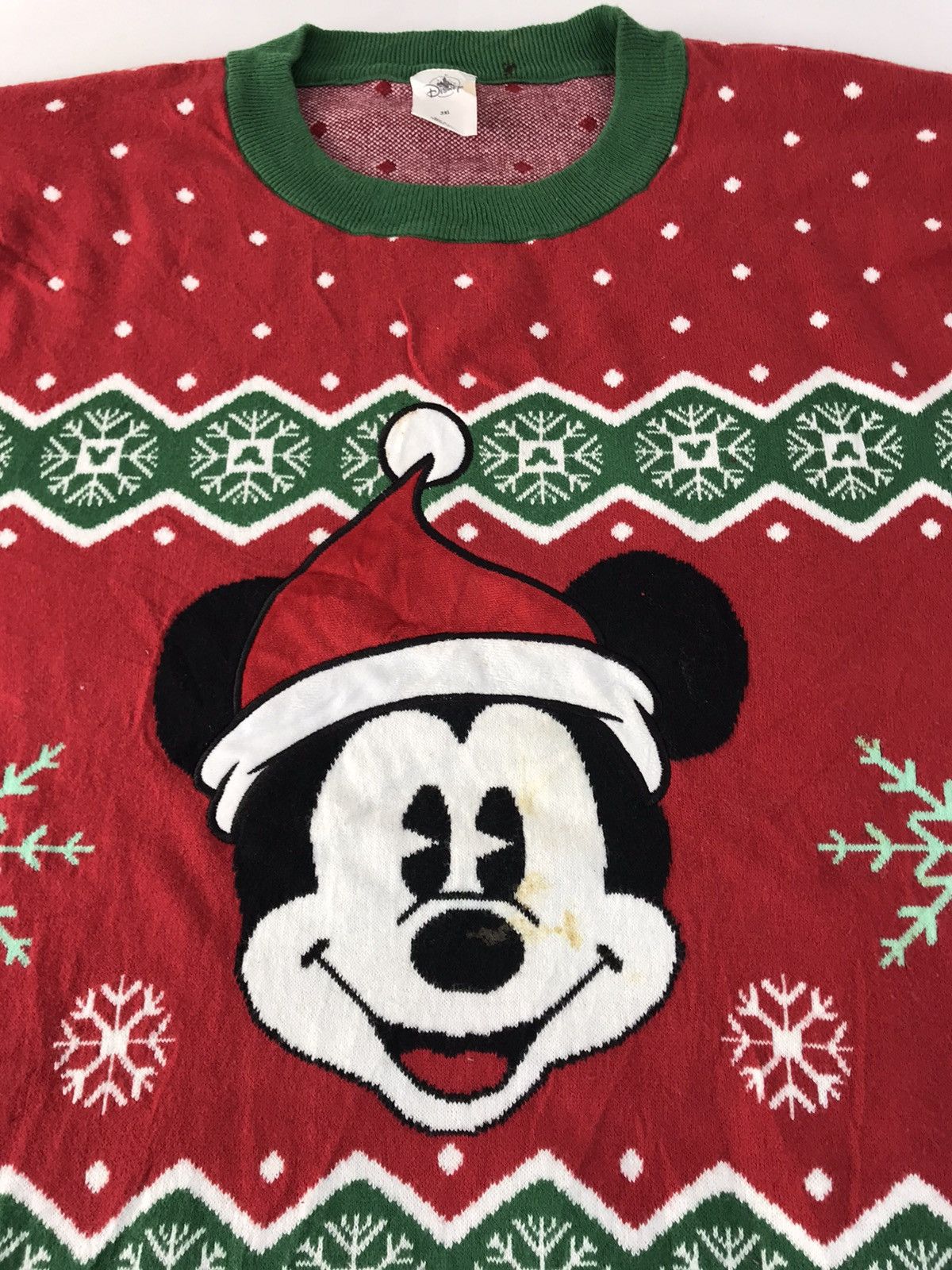 Disney Mickey Mouse Navajo Snow Flakes Winter Character Fleece Size XL / US 12-14 / IT 48-50 - 4 Thumbnail