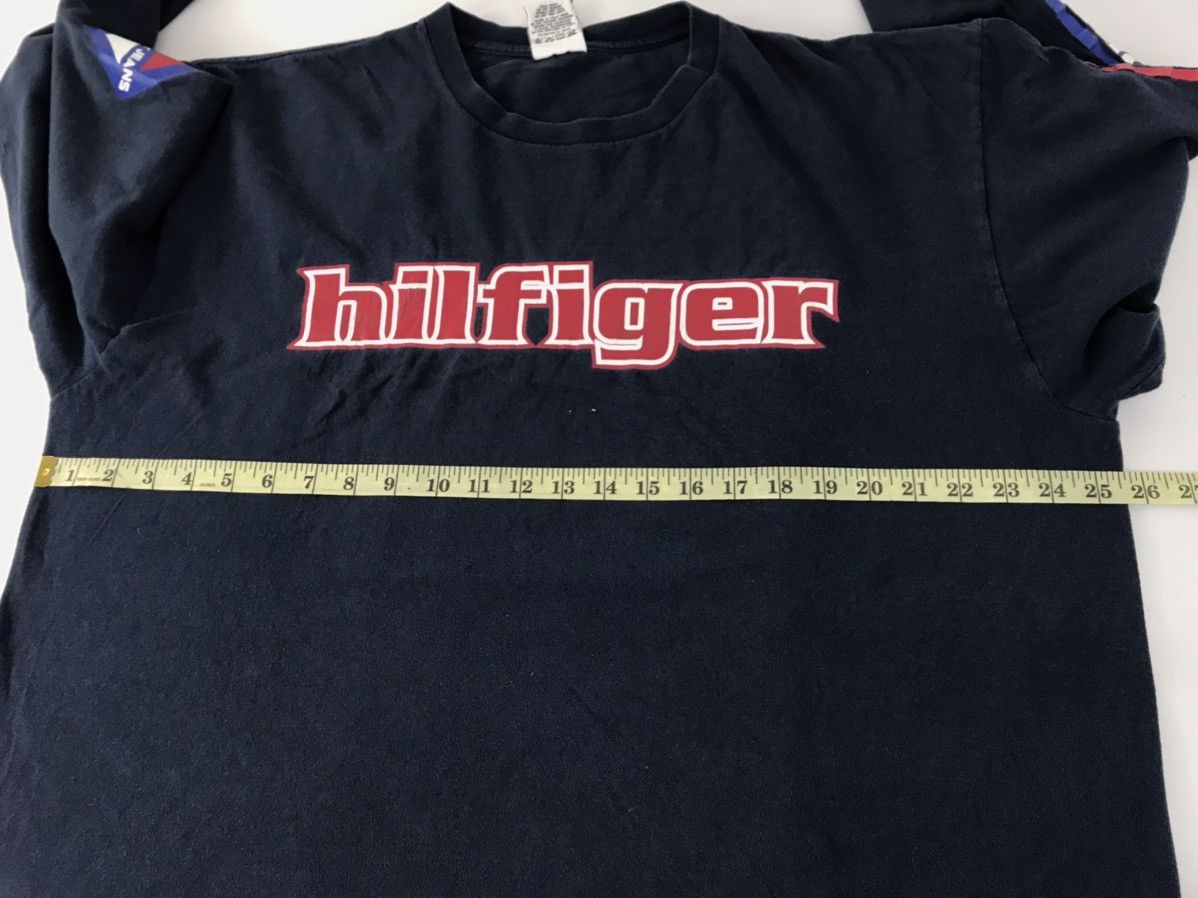 Tommy Hilfiger Tommy Hilfiger Jeans Side Tape Big Logo Tee R194j Size US XXL / EU 58 / 5 - 9 Thumbnail