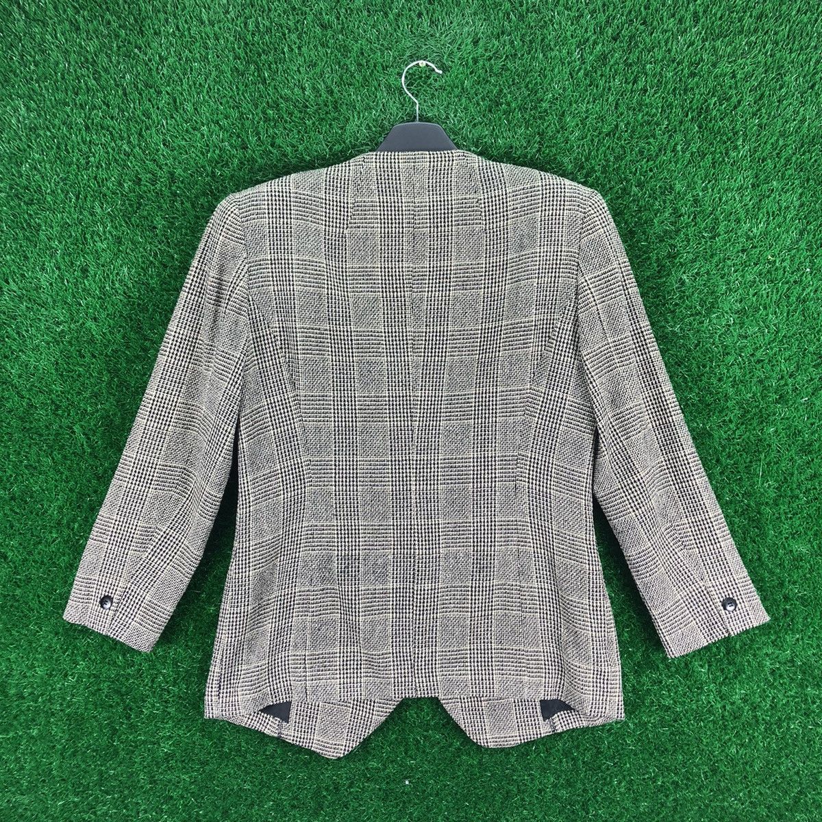 Vintage Vintage 80's Wool Cardi Coat Women Fabric from Italy Size M / US 6-8 / IT 42-44 - 4 Thumbnail