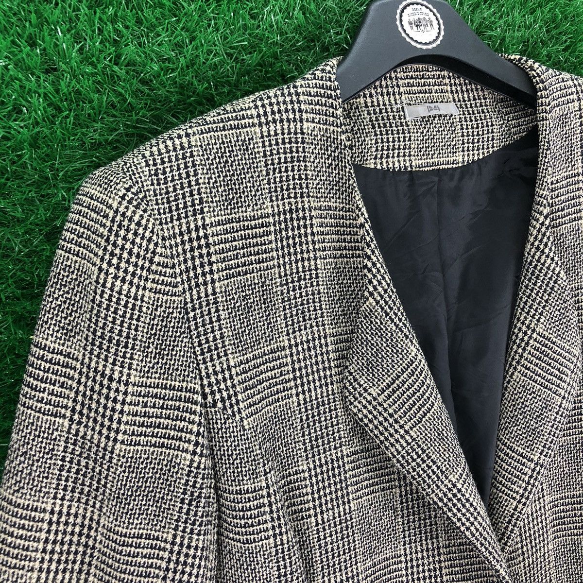 Vintage Vintage 80's Wool Cardi Coat Women Fabric from Italy Size M / US 6-8 / IT 42-44 - 2 Thumbnail