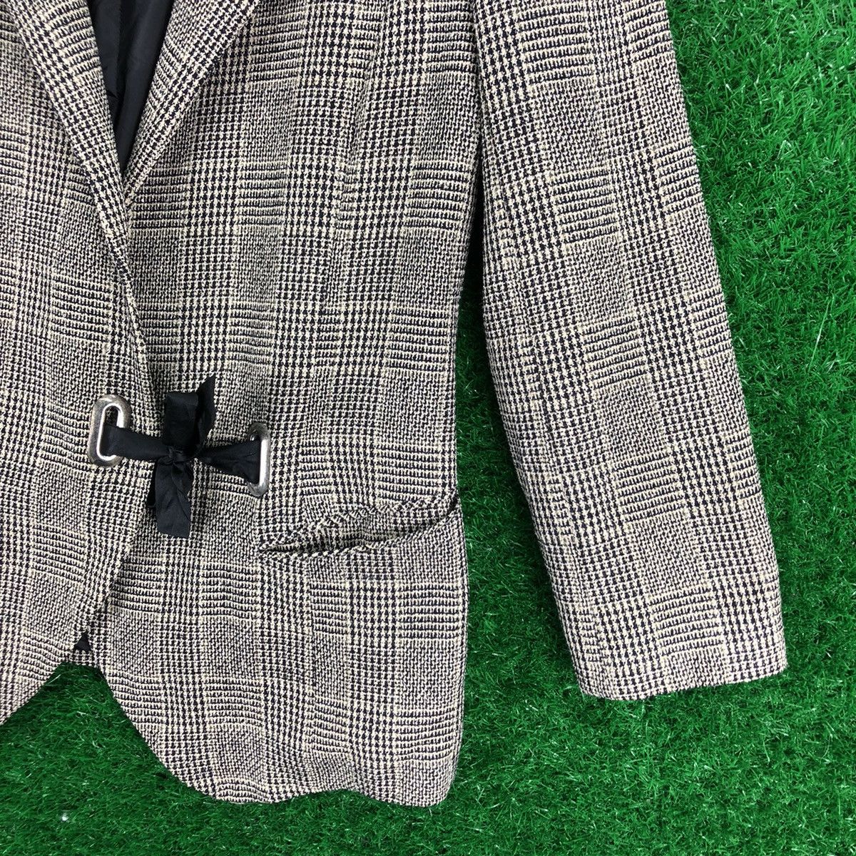 Vintage Vintage 80's Wool Cardi Coat Women Fabric from Italy Size M / US 6-8 / IT 42-44 - 3 Thumbnail
