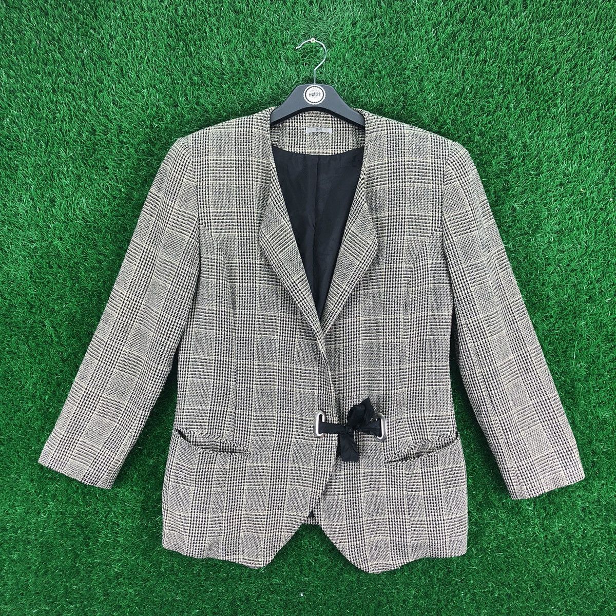 Vintage Vintage 80's Wool Cardi Coat Women Fabric from Italy Size M / US 6-8 / IT 42-44 - 1 Thumbnail