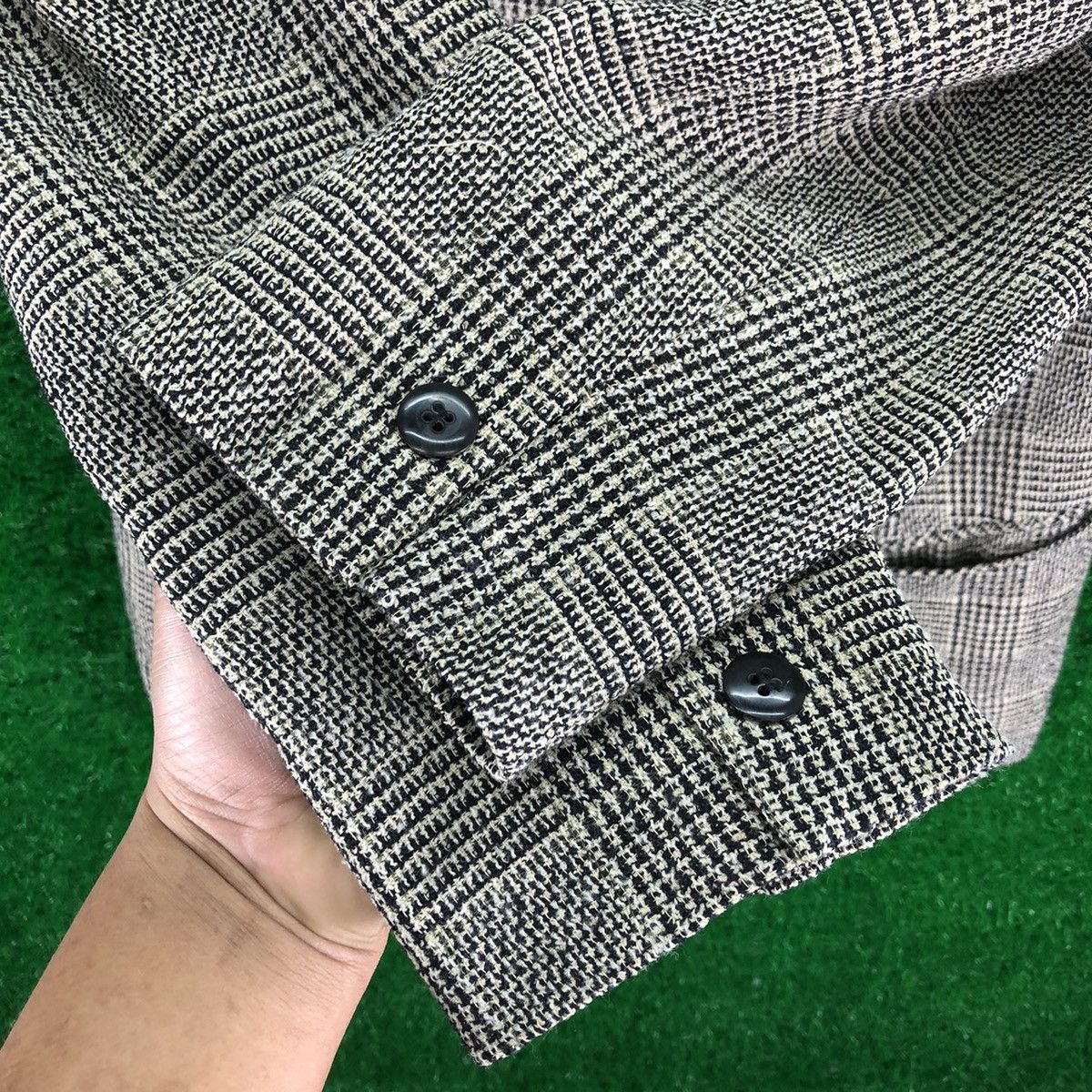 Vintage Vintage 80's Wool Cardi Coat Women Fabric from Italy Size M / US 6-8 / IT 42-44 - 10 Thumbnail
