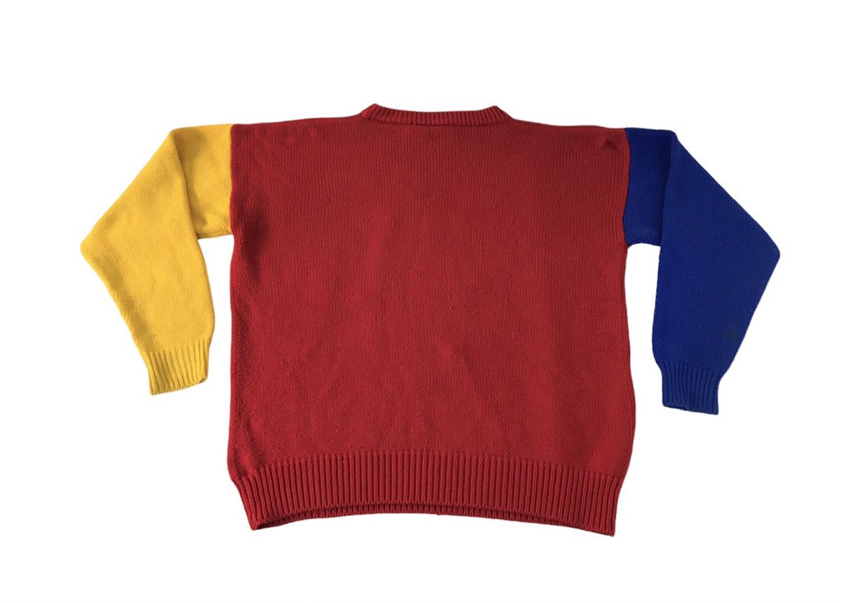 Disney Disney Mickey Mouse Colour Block Big Character Knit Wear Size US XL / EU 56 / 4 - 6 Thumbnail
