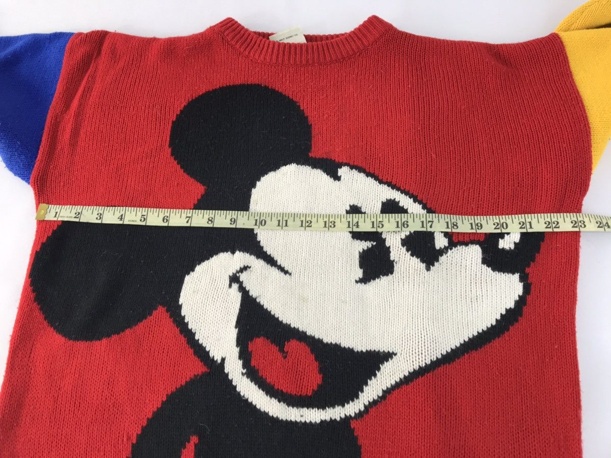 Disney Disney Mickey Mouse Colour Block Big Character Knit Wear Size US XL / EU 56 / 4 - 7 Thumbnail