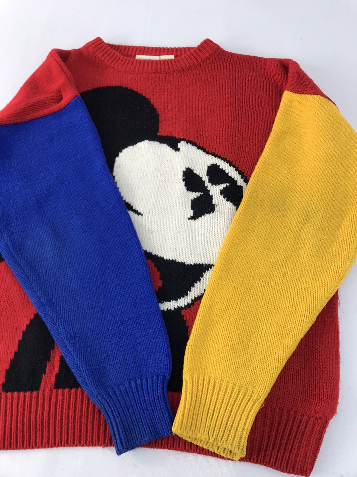 Disney Disney Mickey Mouse Colour Block Big Character Knit Wear Size US XL / EU 56 / 4 - 3 Thumbnail