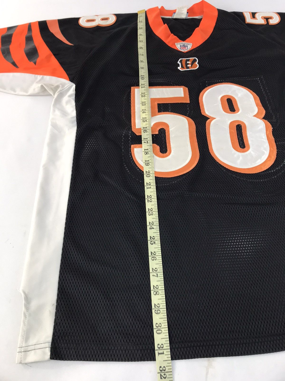 NFL Reebok NFL Players Cincinmati Bengals Rey Maualuga 58 V Neck Size US XL / EU 56 / 4 - 10 Thumbnail