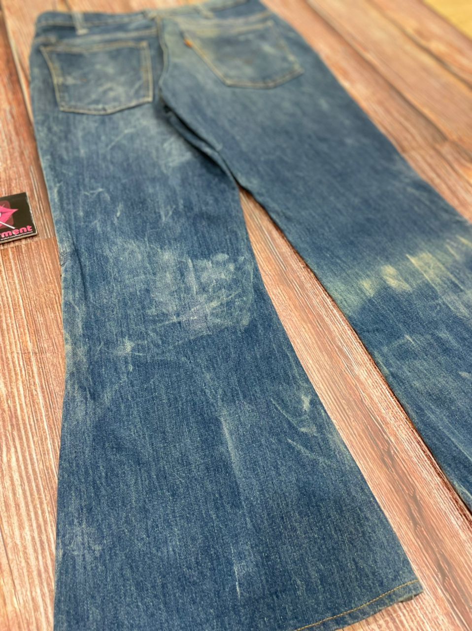 Levi's Levis 684 Bell Bottom Flare Bootcut Orange Tab Jeans #4 Size US 32 / EU 48 - 10 Thumbnail