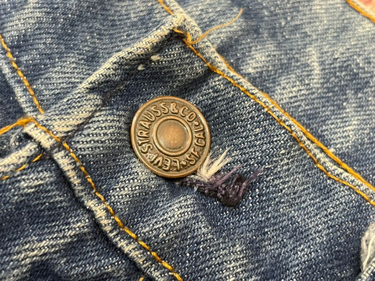 Levi's Levis 684 Bell Bottom Flare Bootcut Orange Tab Jeans #4 Size US 32 / EU 48 - 6 Thumbnail