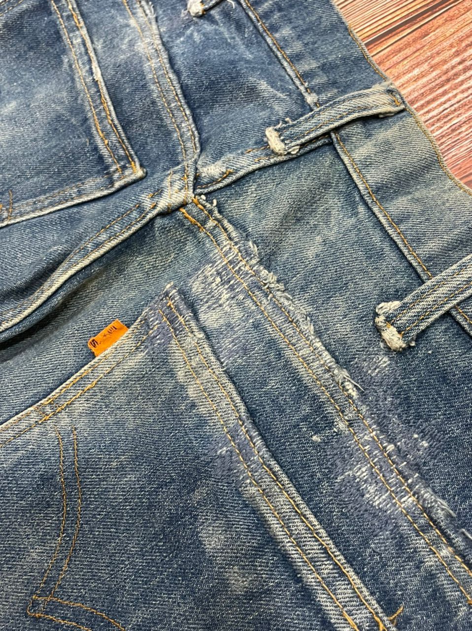 Levi's Levis 684 Bell Bottom Flare Bootcut Orange Tab Jeans #4 Size US 32 / EU 48 - 13 Thumbnail