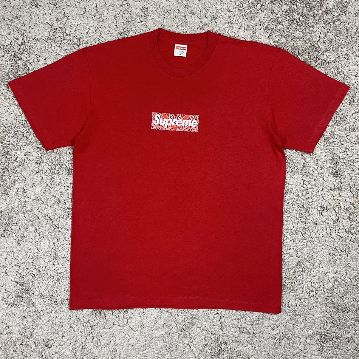 Supreme Red Box Logo Tee | Grailed