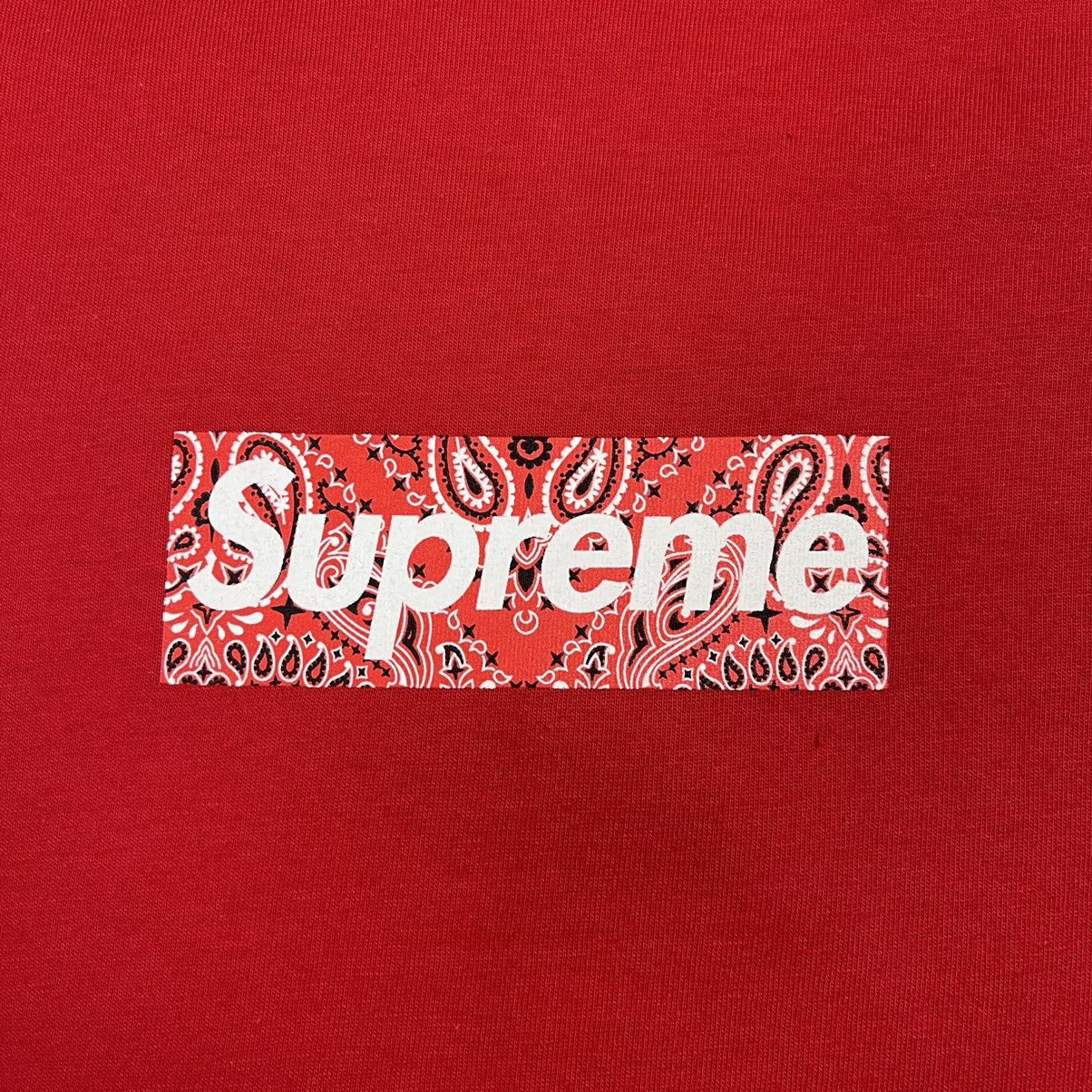 Supreme Supreme Bandana Red Box Logo T-shirt Size US M / EU 48-50 / 2 - 7 Thumbnail