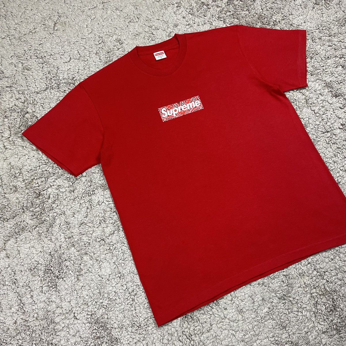 Supreme Supreme Bandana Red Box Logo T-shirt Size US M / EU 48-50 / 2 - 3 Thumbnail