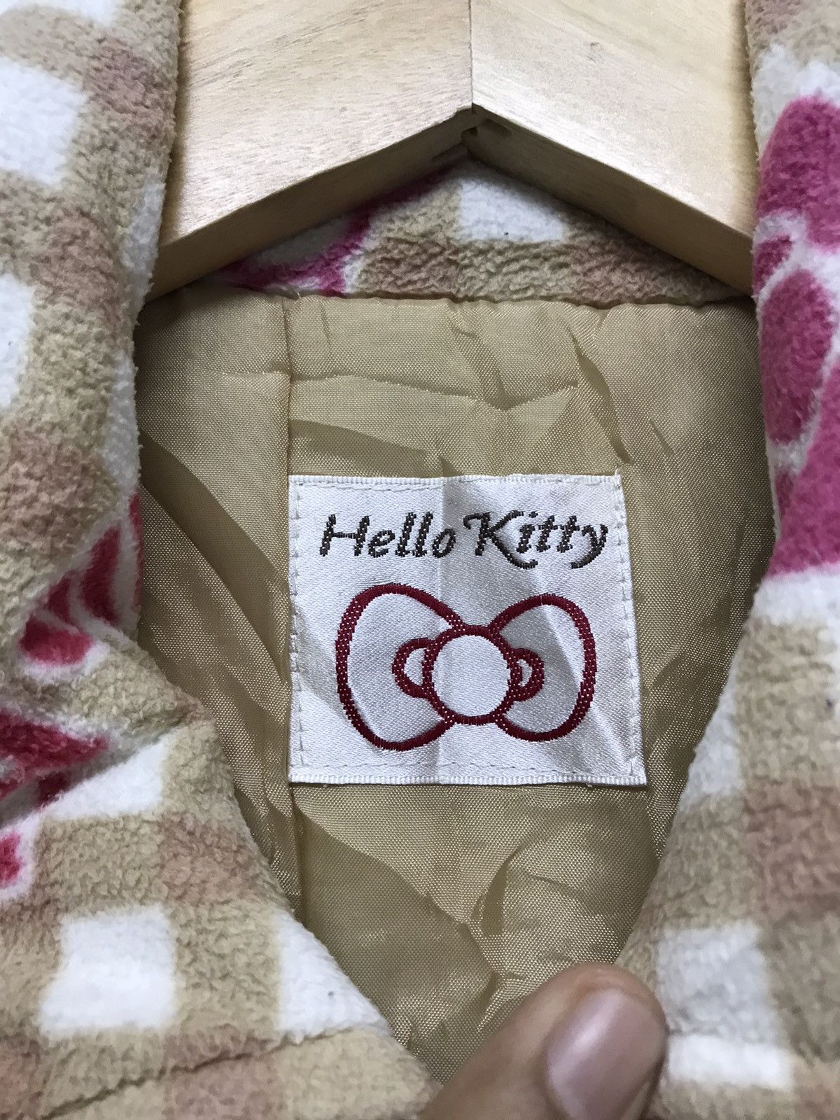 Japanese Brand 🔥Hello Kitty Fleece Vest Jacket Size XS / US 0-2 / IT 36-38 - 3 Thumbnail
