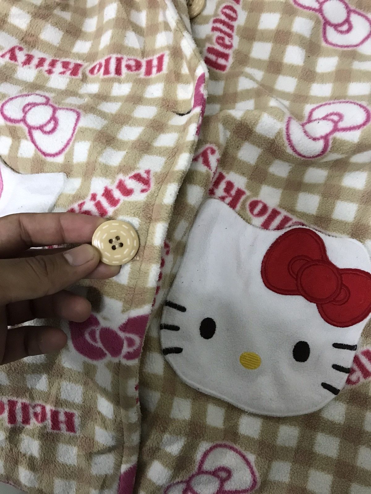 Japanese Brand 🔥Hello Kitty Fleece Vest Jacket Size XS / US 0-2 / IT 36-38 - 12 Thumbnail