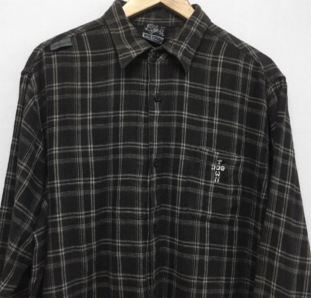 Dogtown Vintage Dogtown Flannel Button Up Shirt Size US XXL / EU 58 / 5 - 3 Thumbnail