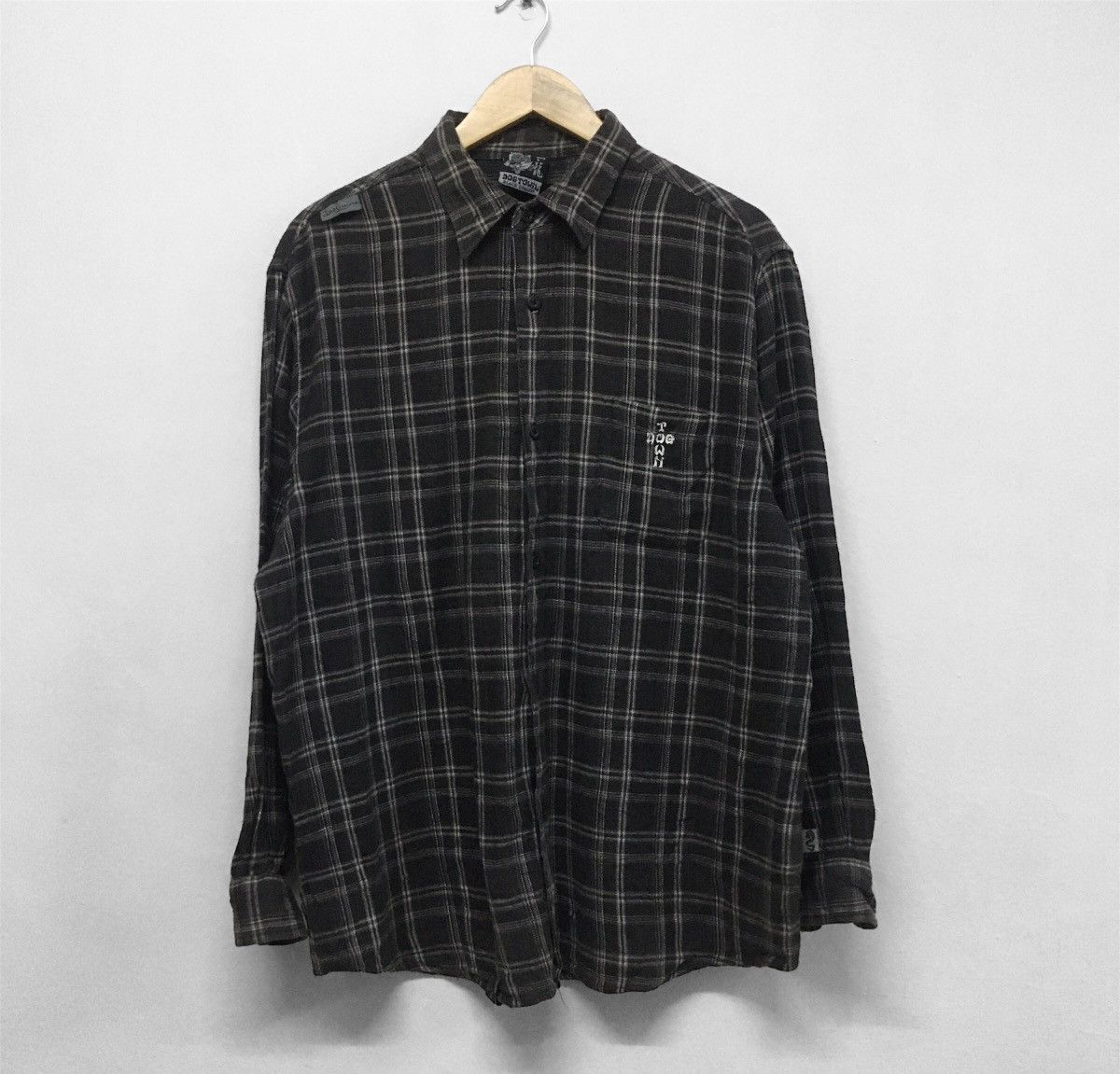 Dogtown Vintage Dogtown Flannel Button Up Shirt Size US XXL / EU 58 / 5 - 1 Thumbnail