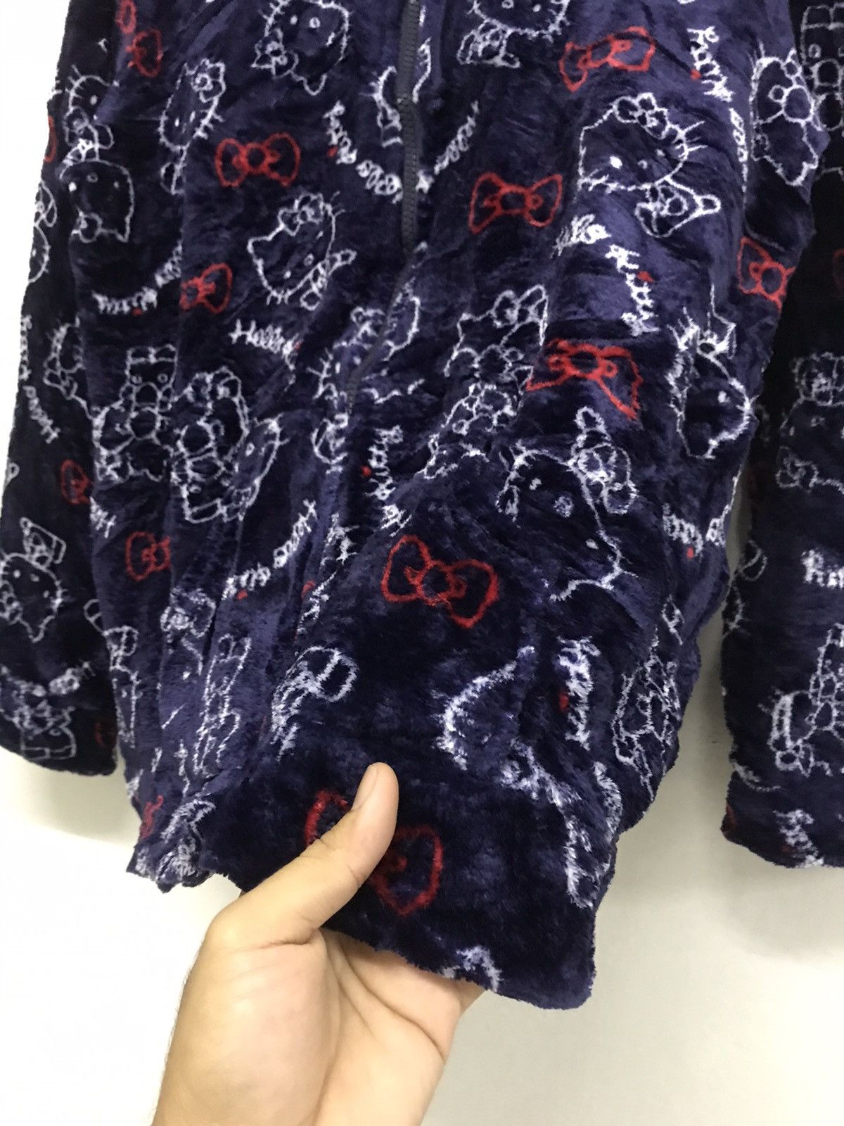 Disney Nice❗️Hello Kitty Printed Fleeces Sweater Size US S / EU 44-46 / 1 - 4 Thumbnail