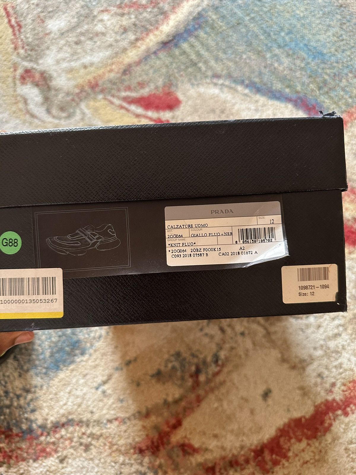 Prada Prada Cloubburst Green Size US 13 / EU 46 - 7 Thumbnail