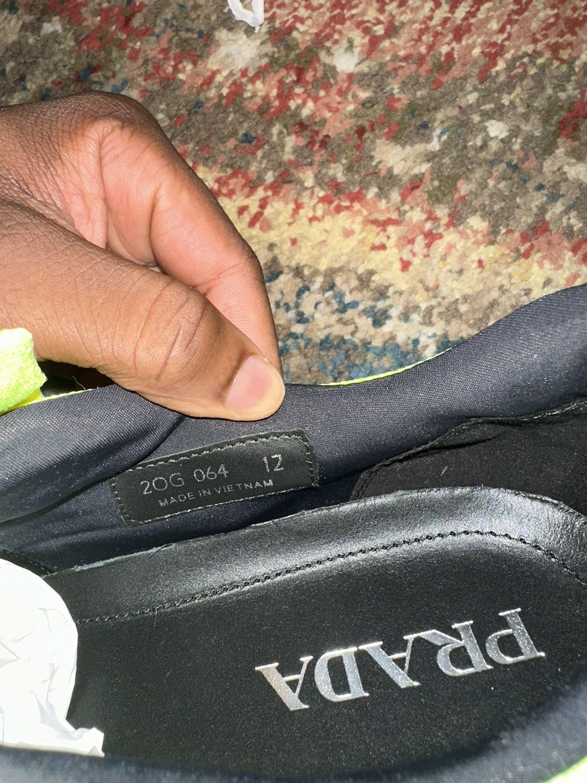Prada Prada Cloubburst Green Size US 13 / EU 46 - 9 Thumbnail