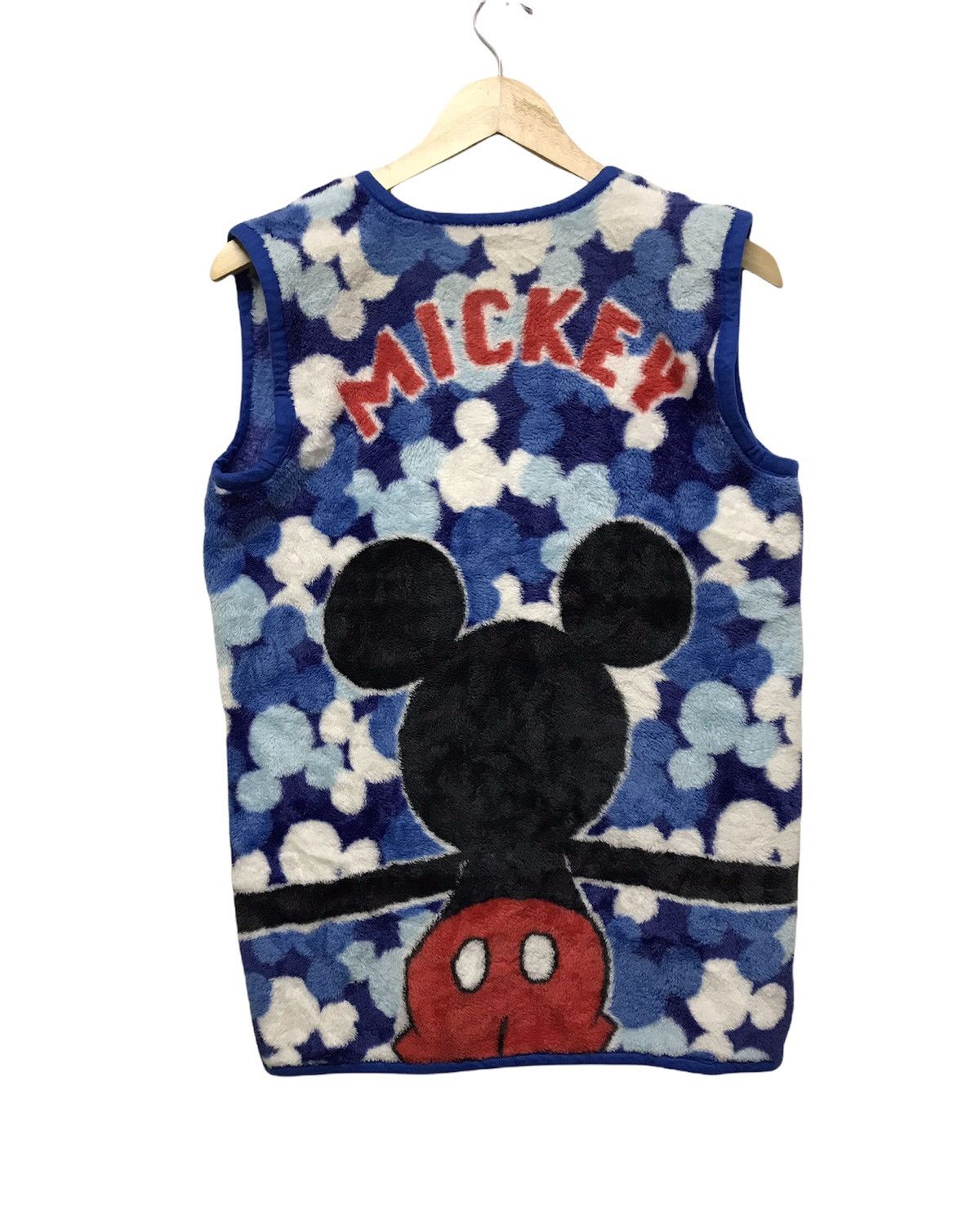 Mickey Mouse Printed Fleece Vest Jacket