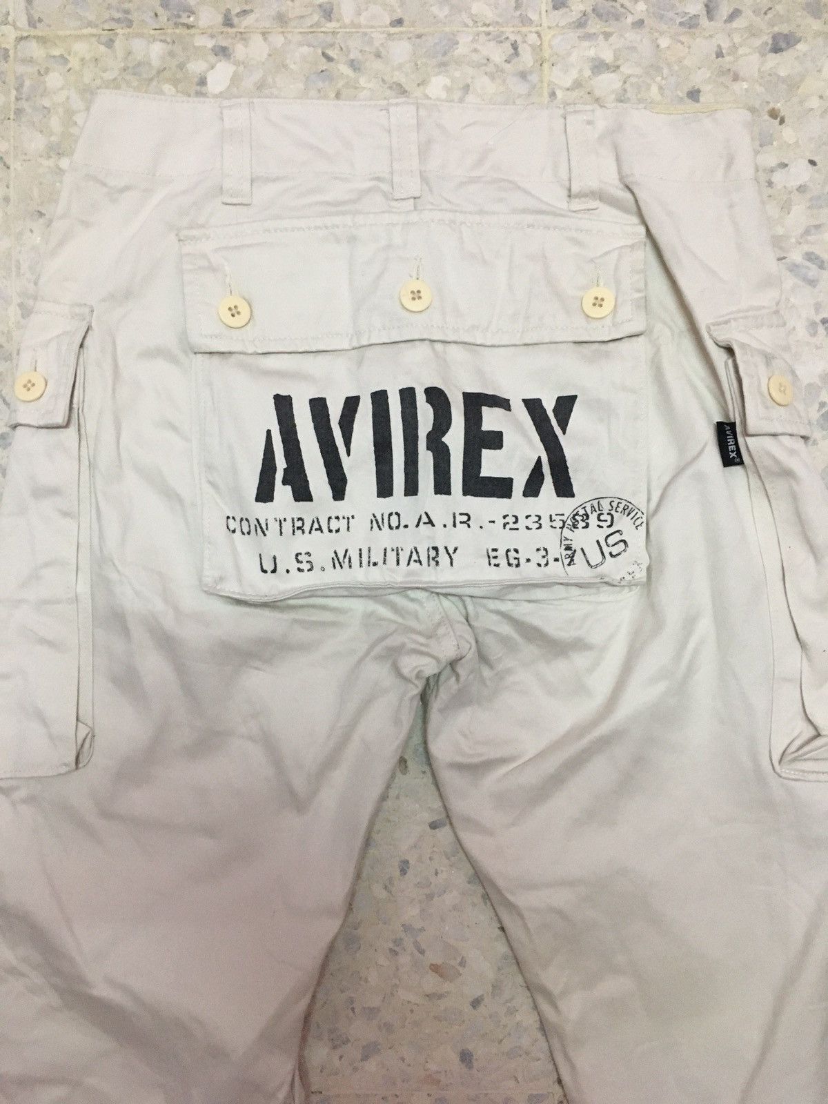 Avirex Vintage Avirex Big Logo Cargo Monkey Pants Size 30" / US 8 / IT 44 - 3 Thumbnail