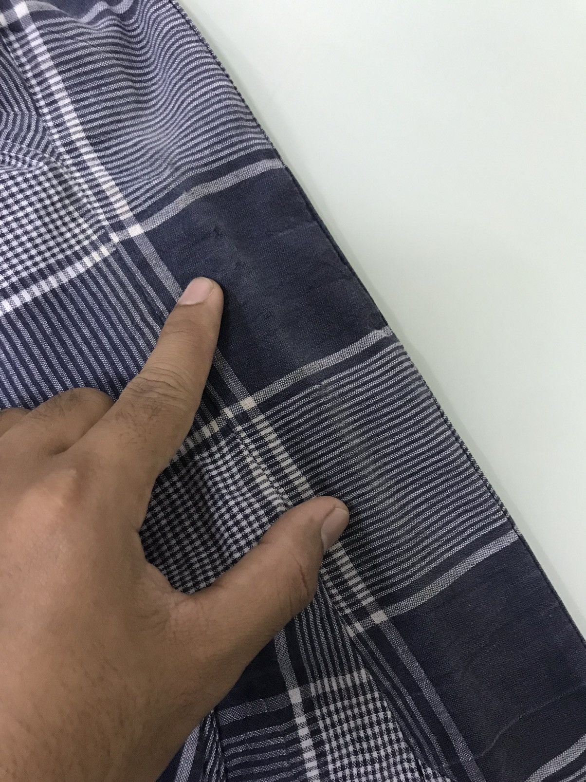 Issey Miyake Vintage I.S Issey Miyake Gingham Light Layer Blazer Jacket Size US L / EU 52-54 / 3 - 16 Thumbnail