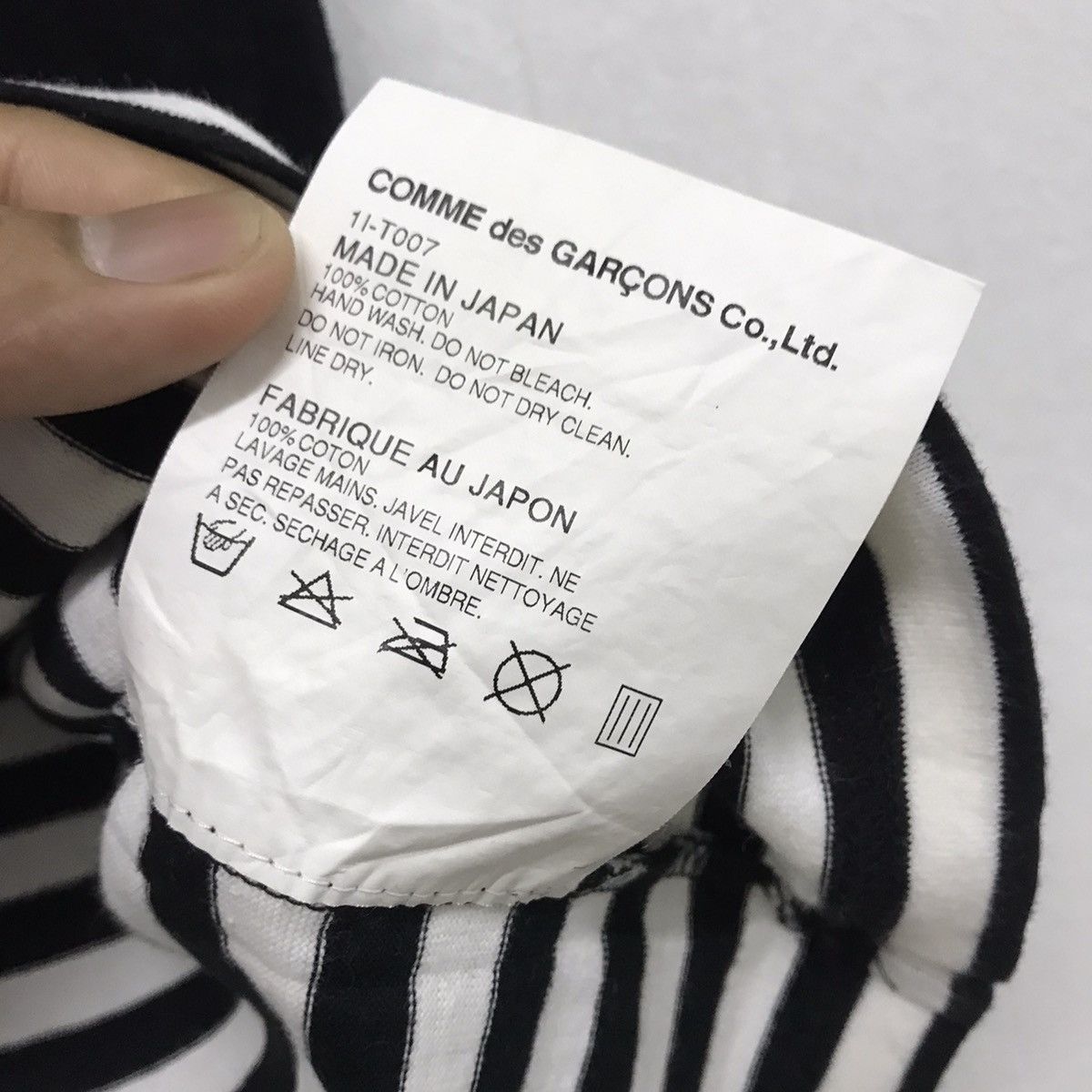 Comme des Garcons Vintage Comme des Garcons x Black T-Shirt Size S / US 4 / IT 40 - 10 Thumbnail
