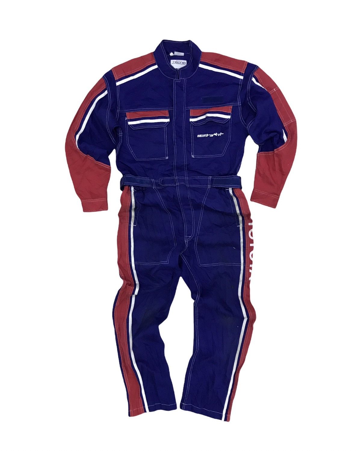Japanese Brand Rare❗️Toyota Toyopet Tecno Motorsport Team Coverall/Jumpsuit Size US L / EU 52-54 / 3 - 2 Thumbnail