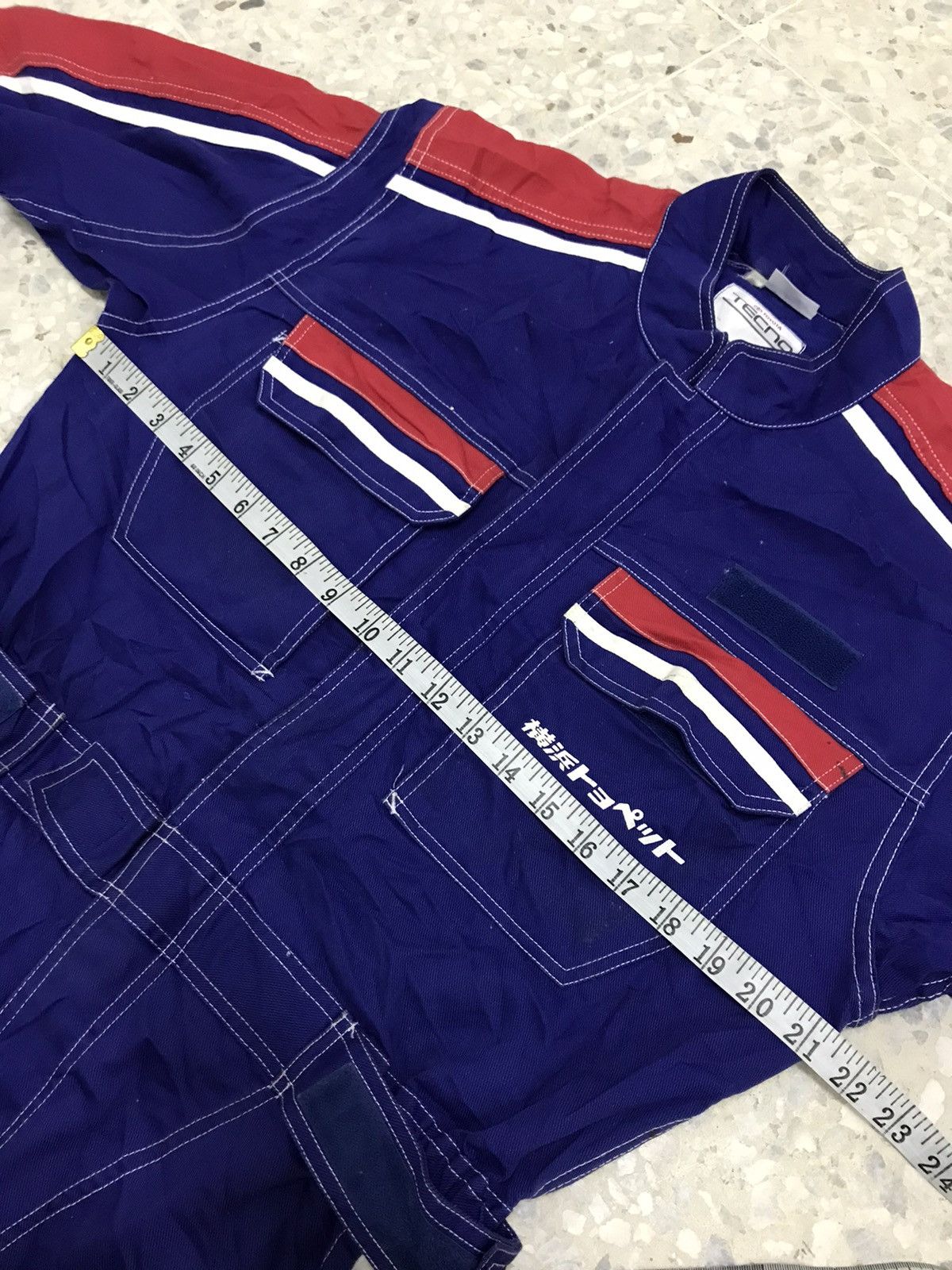 Japanese Brand Rare❗️Toyota Toyopet Tecno Motorsport Team Coverall/Jumpsuit Size US L / EU 52-54 / 3 - 15 Thumbnail