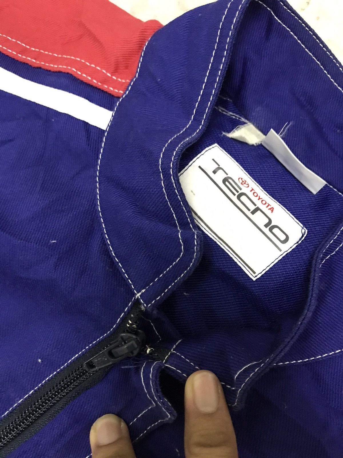 Japanese Brand Rare❗️Toyota Toyopet Tecno Motorsport Team Coverall/Jumpsuit Size US L / EU 52-54 / 3 - 8 Thumbnail