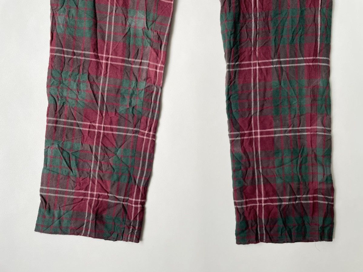 Comme des Garcons Homme Plus A/W 08 ‘Distressed Tartan’ Check Wool Trousers Size US 32 / EU 48 - 7 Thumbnail