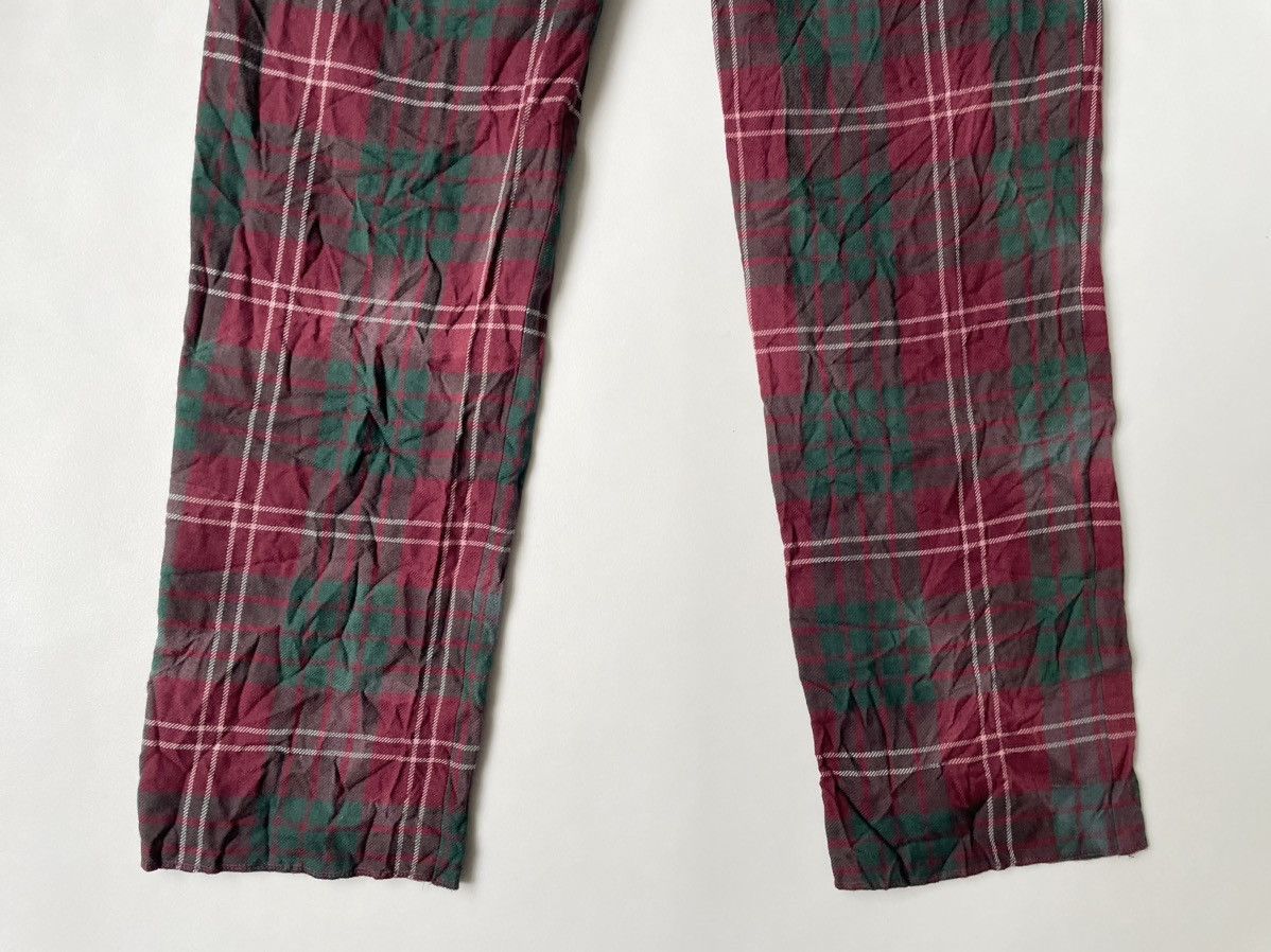 Comme des Garcons Homme Plus A/W 08 ‘Distressed Tartan’ Check Wool Trousers Size US 32 / EU 48 - 13 Thumbnail