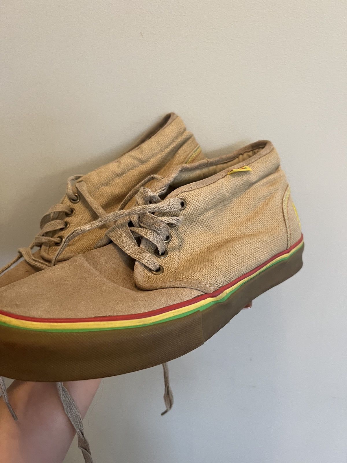 VANS CHUKKA BOOT LX 2009 BAD BRAINS KHAKI BROWN GUM HEMP